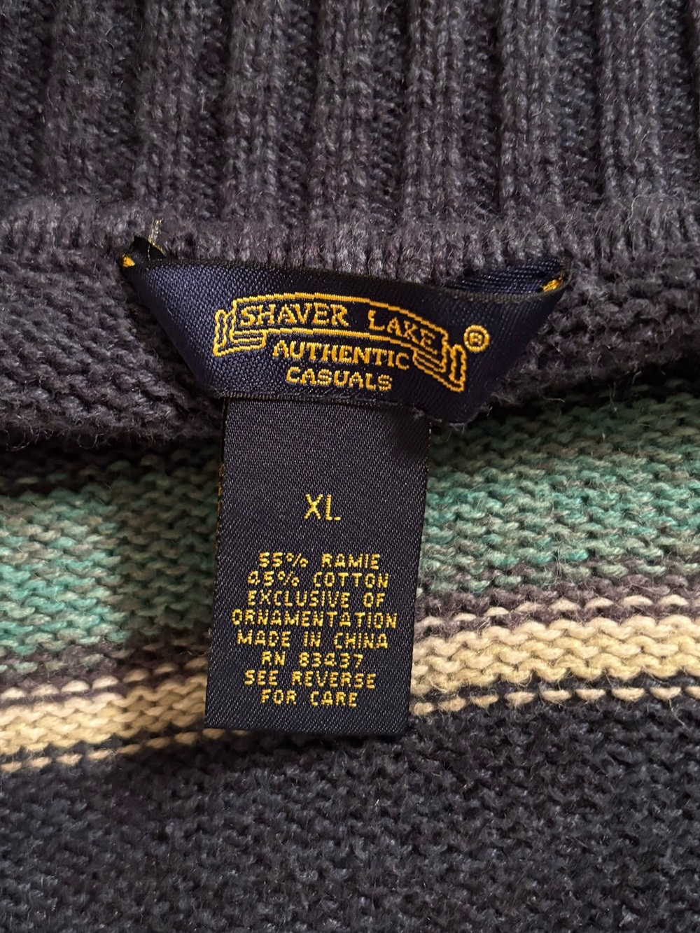 Cute Shaver Lake Zip-up Sweater - XL - Picture 6 of 7